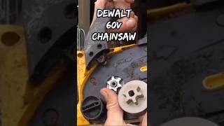 How to Replace Dewalt 60v Chainsaw Drive Sprocket [upl. by Davis]