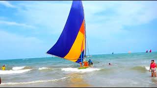 CHEGADA DAS JANGADAS  REGATA DOS AMIGOS  PRAIA DE ZUMBÍ 🌊⛵🌊⛵🌊⛵🌊⛵🌊⛵ [upl. by Tenn]