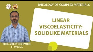 Linear viscoelasticity solidlike materials [upl. by Vevay247]