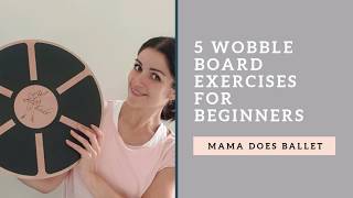 5 wobble board exercises for beginners [upl. by Cassondra819]