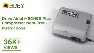 Drive Airial MEDNEB Plus Compressor Nebulizer  Instructions for Use [upl. by Willabella]