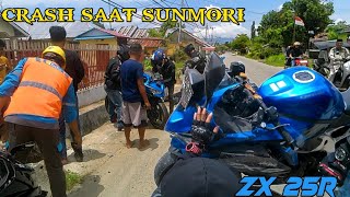 ZX 250R CRASH ‼️ TRAGEDI PULANG SUNMORI [upl. by Harms]