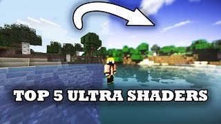 TOP 5 MEJORES SHADERS PARA MINECRAFT 114  Increible  LoMasterYT [upl. by Eeresid44]