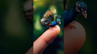 Smallest peacock in the world baby peacock😍birds nature peacock peacocksshorts ytshortswinged [upl. by Sacci905]