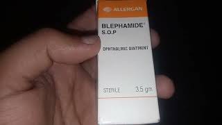 Blephamide eye ointment for Blephritis of eye lashes usesside effects and How to use it [upl. by Notlim]