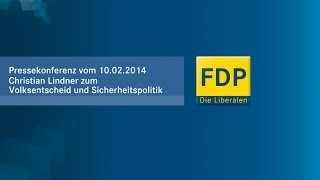 Lindner zum Volksentscheid und Sicherheitspolitik [upl. by Foote792]