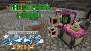 FTB Skies Expert Ep 68  Crystalized Chorus Chunks and The Alfheim Market [upl. by Namsu767]