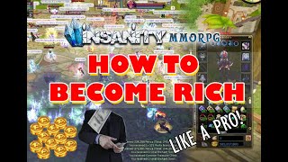 Insanity Flyff  How To Become Rich Easy [upl. by Lalitta520]