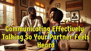 Communicating Effectively Talking So Your Partner Feels Heard [upl. by Knorring]