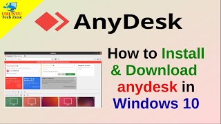 How to install anydesk in Windows 10 [upl. by Keiko]