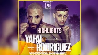 KHALID YAFAI VS JONATHAN RODRIGUEZ HIGHLIGHTS  BOXING [upl. by Sadoff762]