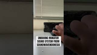 Unboxing Miniatur Sound System [upl. by Bowman]