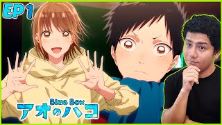 UN NUEVO ROMANCE  BLUE BOX  REACCIÓN EP1  OP y ED [upl. by Rafat]