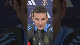 quotNO SOY NADIE PARA OPINARquot Lionel Scaloni sobre Marcelo Bielsa en ESPNF360  Shorts [upl. by Ttcos187]