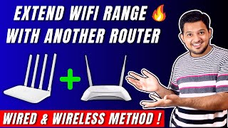 How To Extend Wifi Range With Another Router  Connect Two Routers Wirelessly⚡ All Doubts Cleared 🔥 [upl. by Novat420]