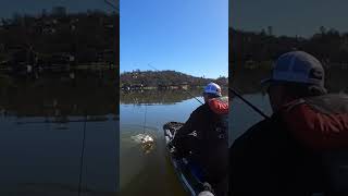 How a big bass breaks a 300 rod bigbass kayakbassfishing clearlake bassfishing hugebass [upl. by Noak179]