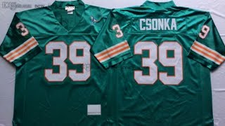 DHGATE Online Jersey Review and unwrapping Larry Csonka Miami Dolphins JEGO Sports Gear [upl. by Erde]