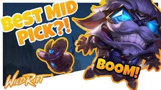 WILD RIFT ZIGGS GUIDE  ZIGGS BEST MID PICK [upl. by Anined85]