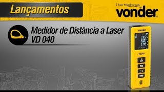 Medidor de Distância a Laser VD 040 VONDER [upl. by Anihpled]