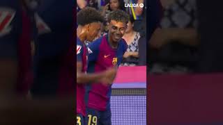 Dance dance dance 🕺 fcbarcelona lamineyamal laligahighlights shorts [upl. by Redmer]