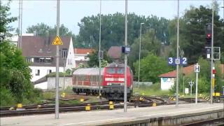 Züge im Bahnhof Friedrichshafen Stadt [upl. by Suirtemid]