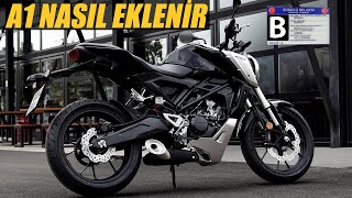 B EHLÄ°YET 125 CC YASASI  3 AÅAMADA A1 EKLETME  B SINIFI EHLÄ°YET 125CC MOTOR KULLANABÄ°LÄ°R MÄ° [upl. by Omoj835]