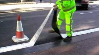 3M™ Road Markings  3M™ Stamark™ Temporary Road Marking Tape Series A710SD [upl. by Ettelrac201]