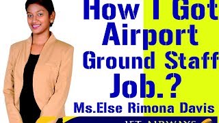 How to get Airport  Airline Jobs How to become Airline Ground staff [upl. by Elleret]