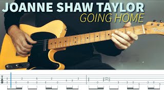 JOANNE SHAW TAYLOR  Going Home  blues guitarlesson with tablature [upl. by Assyram338]