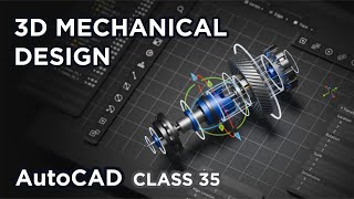 AutoCAD 3D MECHANICAL PARTS 3D PRACTICE  AutoCAD Tutorial [upl. by Leilani]