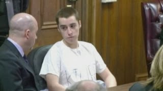 TJ Lane Ohio teenager wears killer tshirt in court during sentencing for school shooting [upl. by Cy]