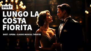 Duet quotLUNGO LA COSTA FIORITAquot  Opera  Duet  Classic Musical Theater [upl. by Einhoj]