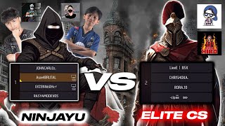 NINJAYU VS ELITE CS TIKTOK TERKENAL  LATIHAN KERAS UNTUK LAGA OFFLINE [upl. by Ahsinet]