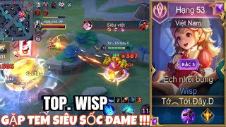 TOP WISP  Gặp Đội Hình Siêu Sốc Đame  Liệu Top Wisp Có Đc Chơi Game Ko [upl. by Leisha]