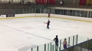 HubbellDonohue  SD practice  2017 US International Figure Skating Classic [upl. by Melania509]