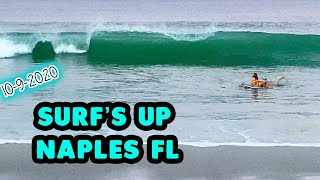 Surfs up at the beach in Naples Florida [upl. by Lavine]