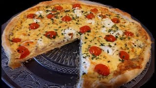 quiche au thon a la feta et tomate cerise😊👍 [upl. by Seyah]