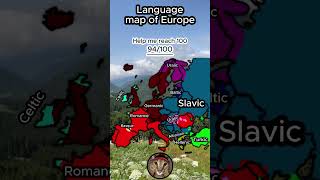 Language map of Europe [upl. by Ocirnor]