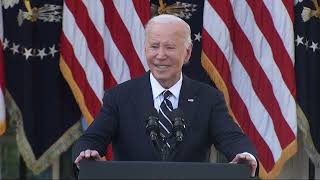 After Trumps victory Biden tells nation the American experiment endures Were going to be ok [upl. by Nirehtak]