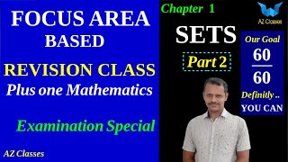 Focus Area plus one mathematics  revision classesSETS  part 2Examination specialAz classes [upl. by Annaeerb245]