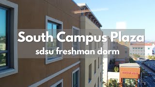 South Campus Plaza dorm tour san diego state university [upl. by Keldon]