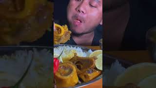 Mutton Bone Marrows with Spicy Chicken amp Turmeric Porridge amp King ChilliMukbang [upl. by Citarella]