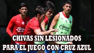 Chivas No Presenta Jugadores Lesionados Para El Partido De Visitante Ante Cruz Azul [upl. by Nirat]