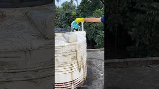 ഒരച്ച് കഴുകൽ 😂🧼 Water Tank cleaning asmr  job shorts [upl. by Nycila]