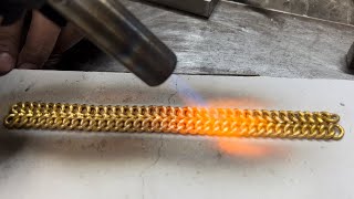 How Do They Make Double Cuban Link Bracelets Its a Secret [upl. by Corbin379]