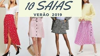 10 SAIAS  TENDÊNCIA DO VERÃO 2019 [upl. by Ahsikym]