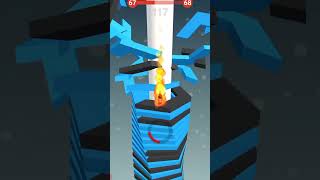 Stack Ball Gameplay shorts gaming games technogamerz totalgaming livestream stackball [upl. by Chlo638]