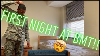 First Night at BMT My Air Force Experience [upl. by Wyne705]