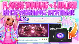 🌼How PLAYERS WIN 4 HALOS Royale High’s WISHING SYSTEM HYPOTHESIS amp analysis🥚🌷 royalehigh [upl. by Helli]