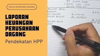 Cara Menyusun Laporan Keuangan Perusahaan Dagang dengan Pendekatan HPP [upl. by Ragland265]